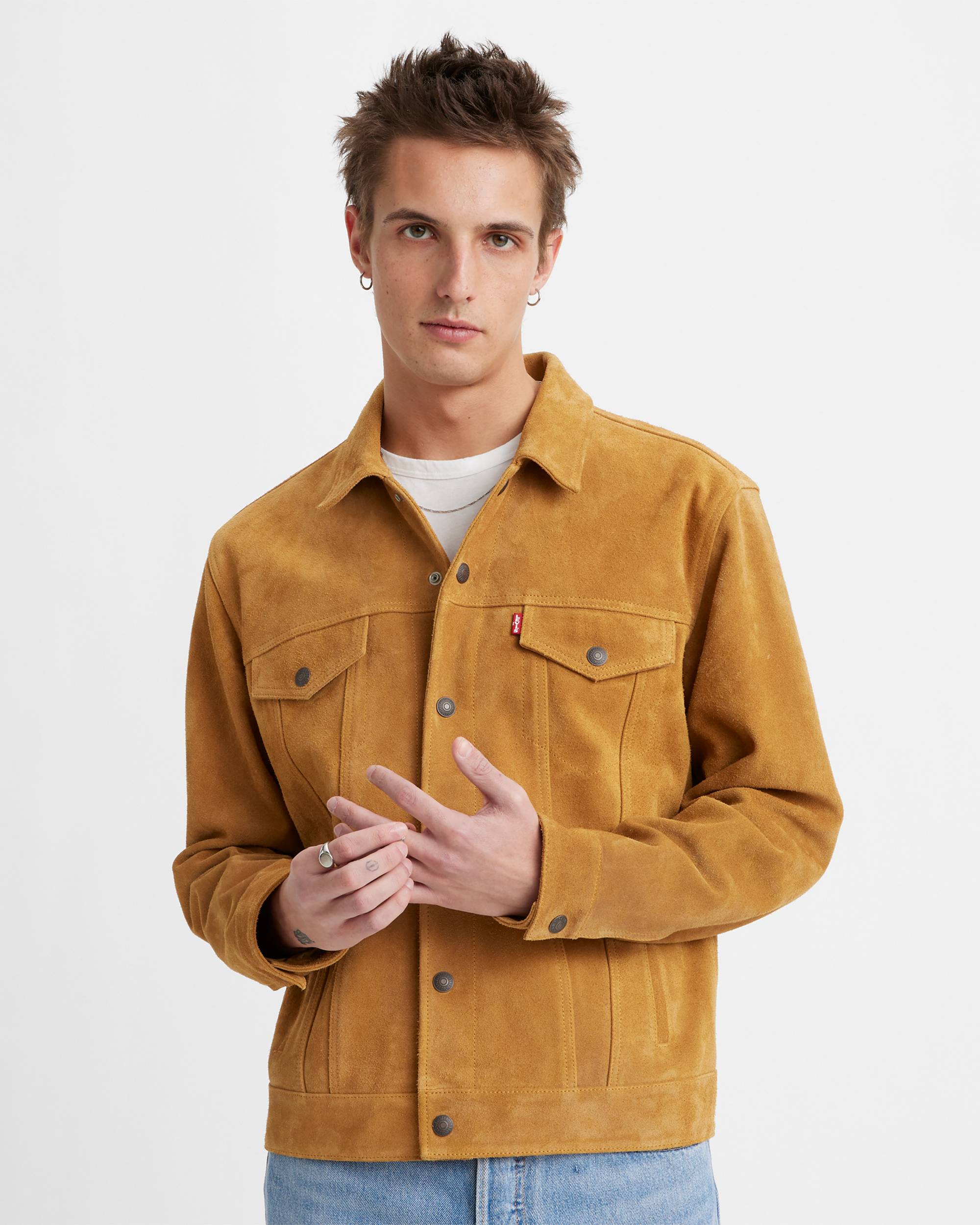 Highland Suede Trucker Jacket - Brown | Levi's® US