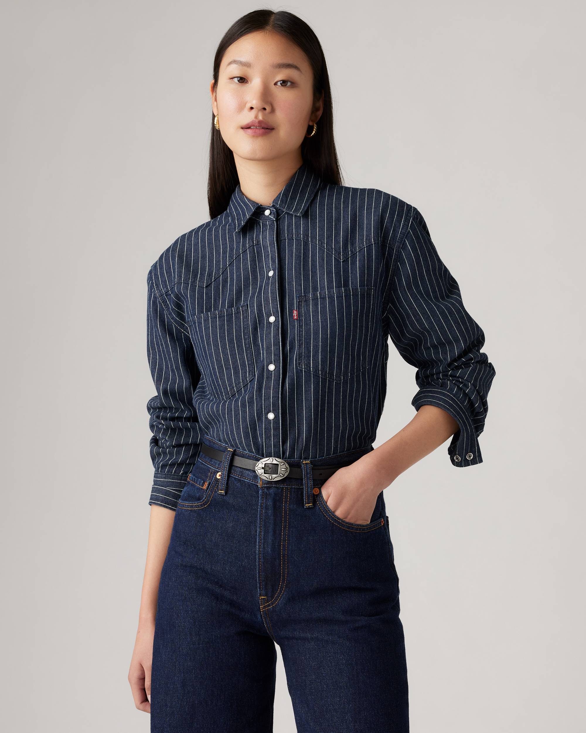 Teodora Western Shirt - Dark Wash | Levi's® US