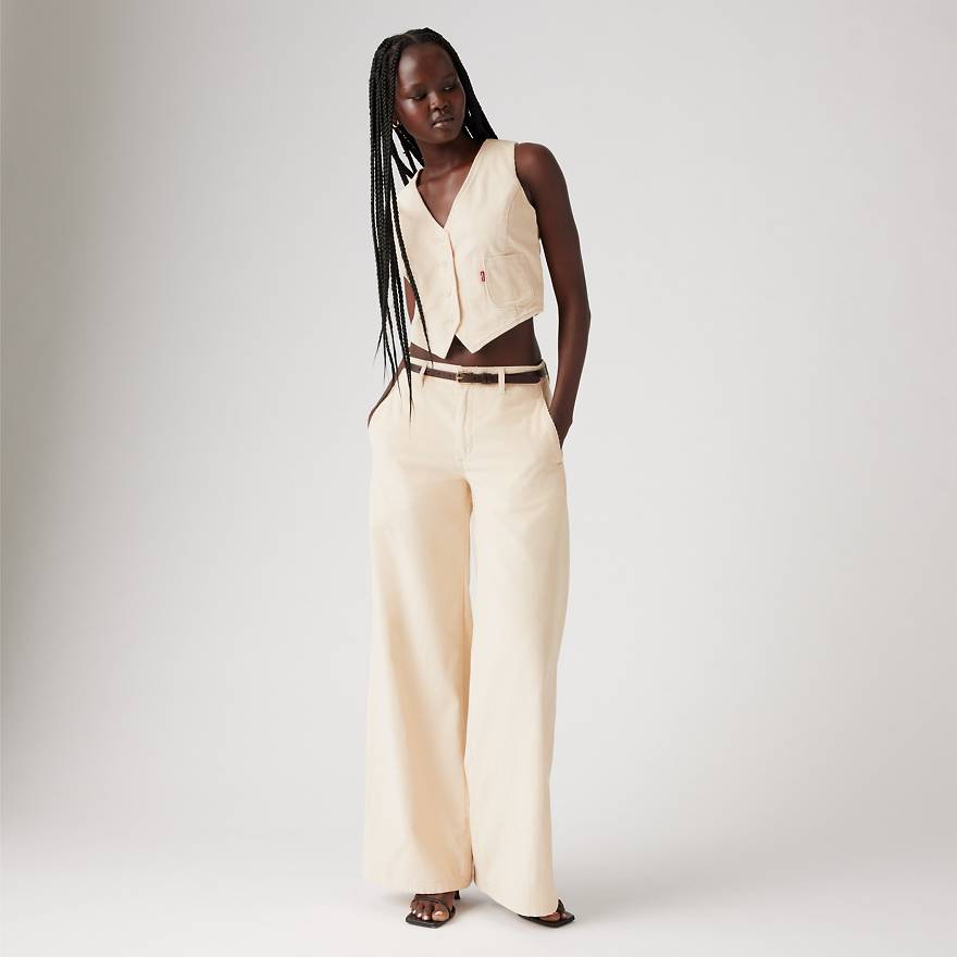 Xl Chino Corduroy Women's Pants - White | Levi's® US