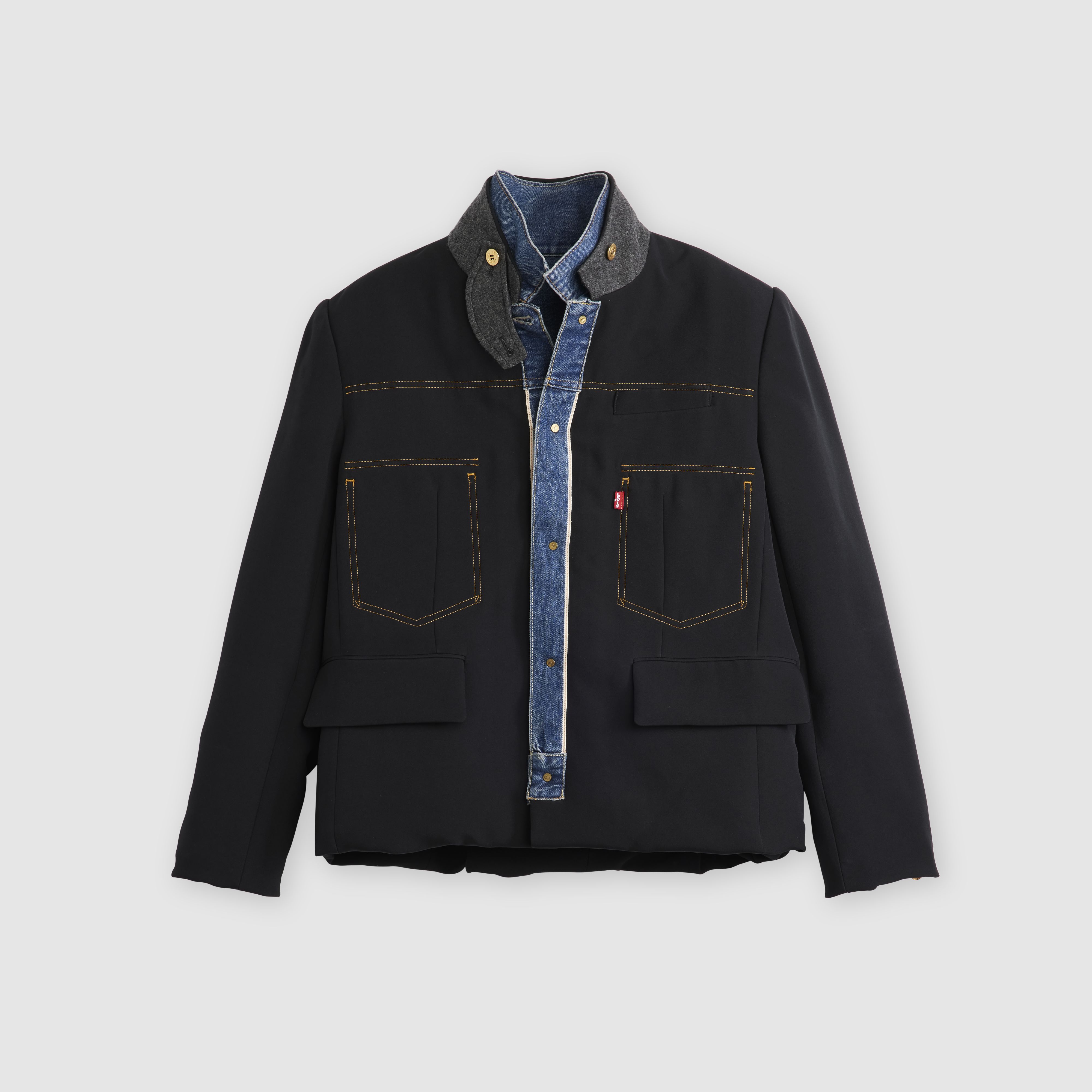 Levi's® X Sacai Denim X Metelasse Twill Reversible Blouson - Black