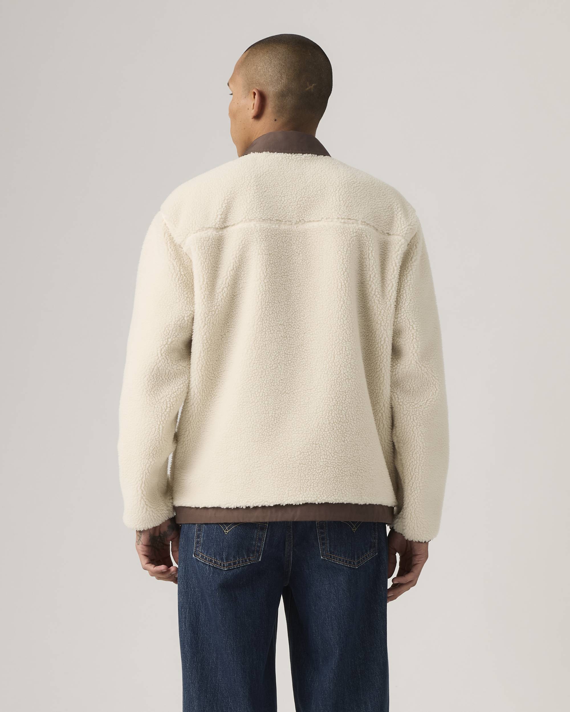 Joonie Sherpa Jacket - White | Levi's® US