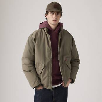 Briggs Short Puffer Jacket - Brown | Levi's® US