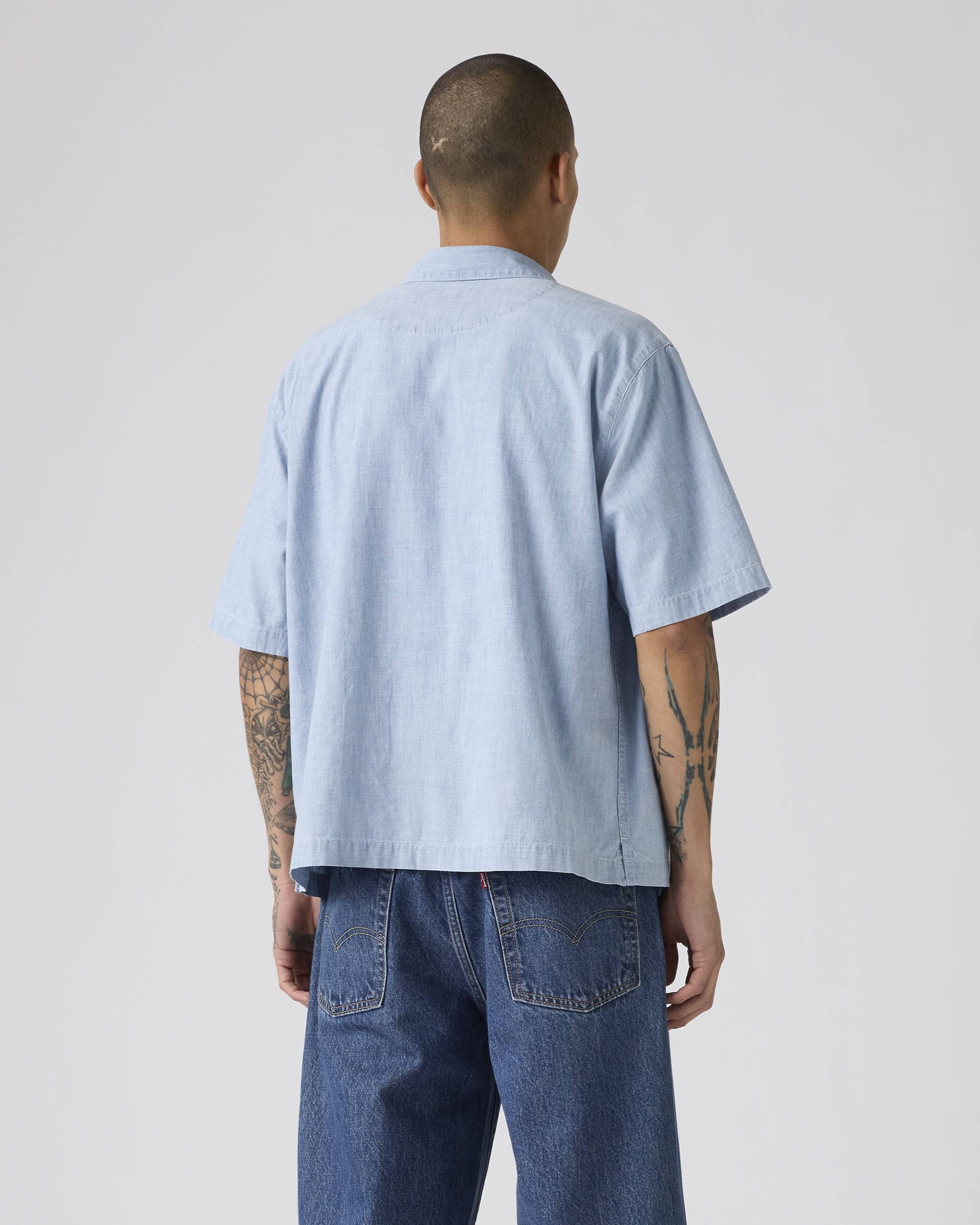 Short-sleeve Zandt Boxy Shirt - Light Wash | Levi's® US