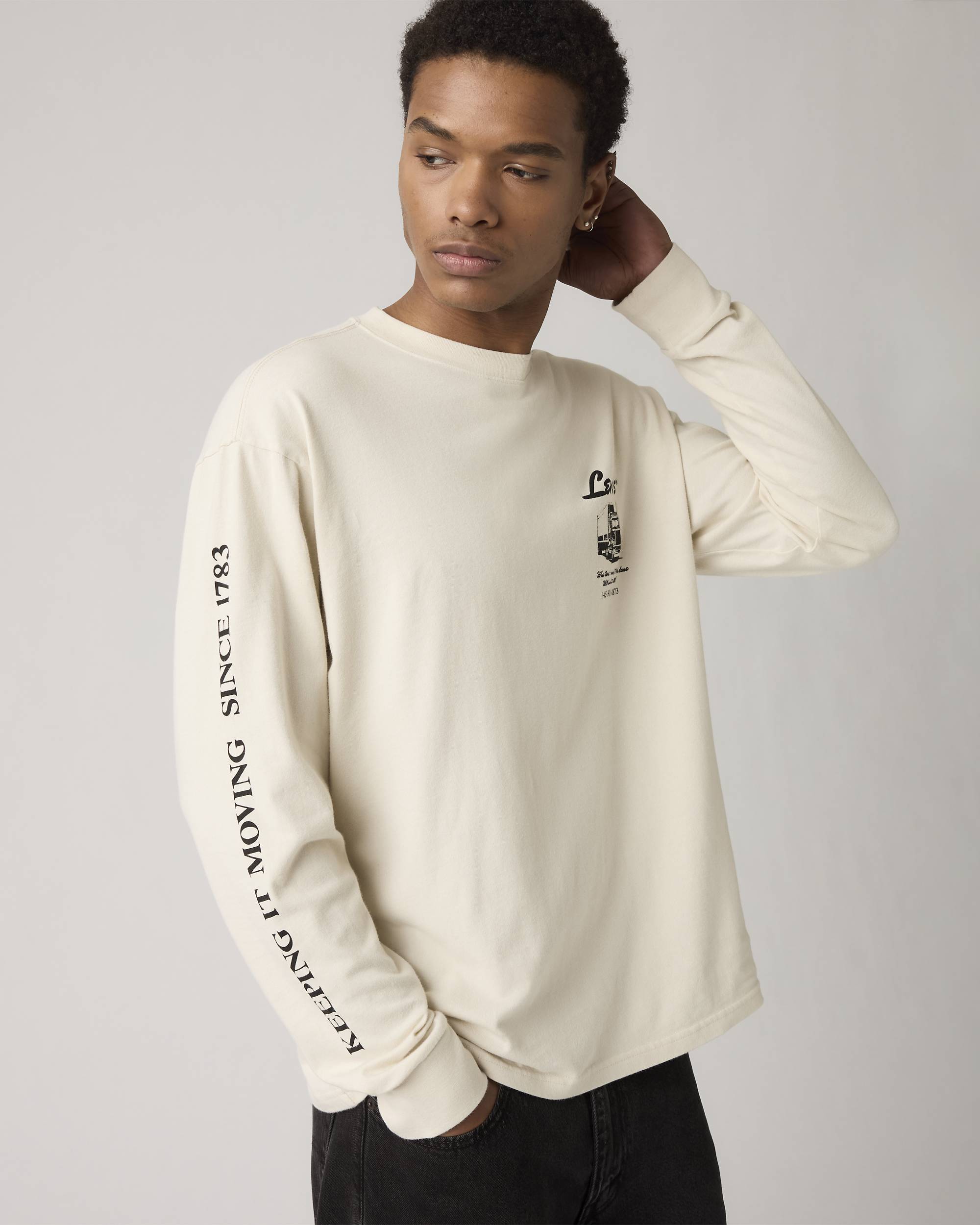 Graphic Long-sleeve T-shirt - Grey | Levi's® US