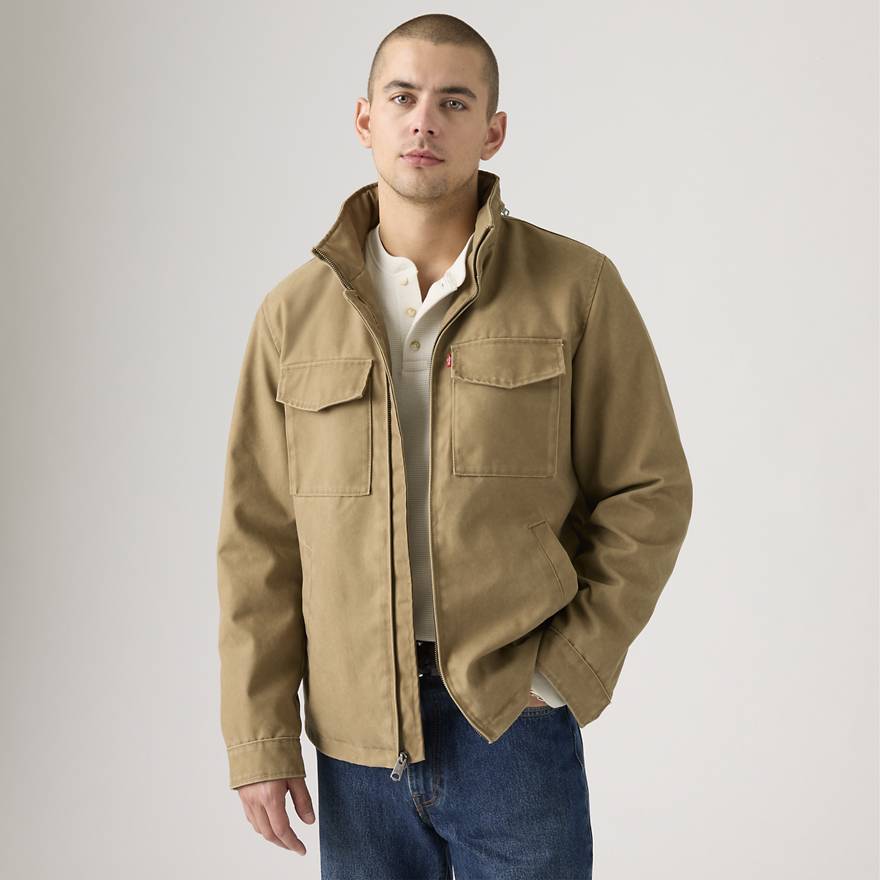 Military Two Chest Pocket Jacket - Black | Levi's® US