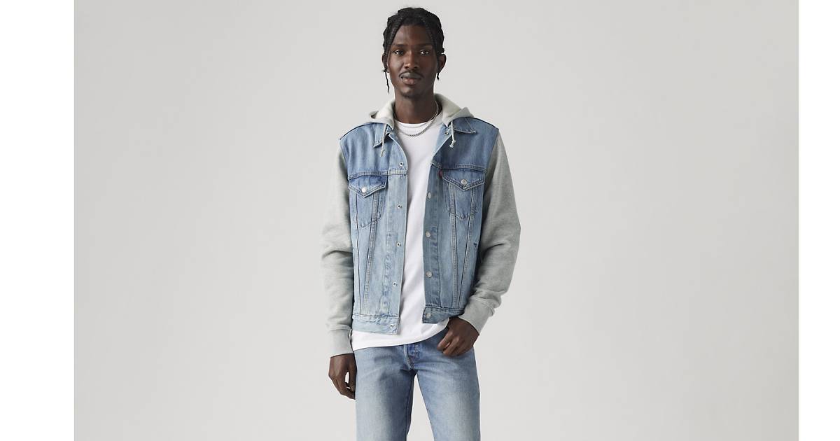 Hybrid Hoodie Trucker Jacket - Medium Wash | Levi's® US