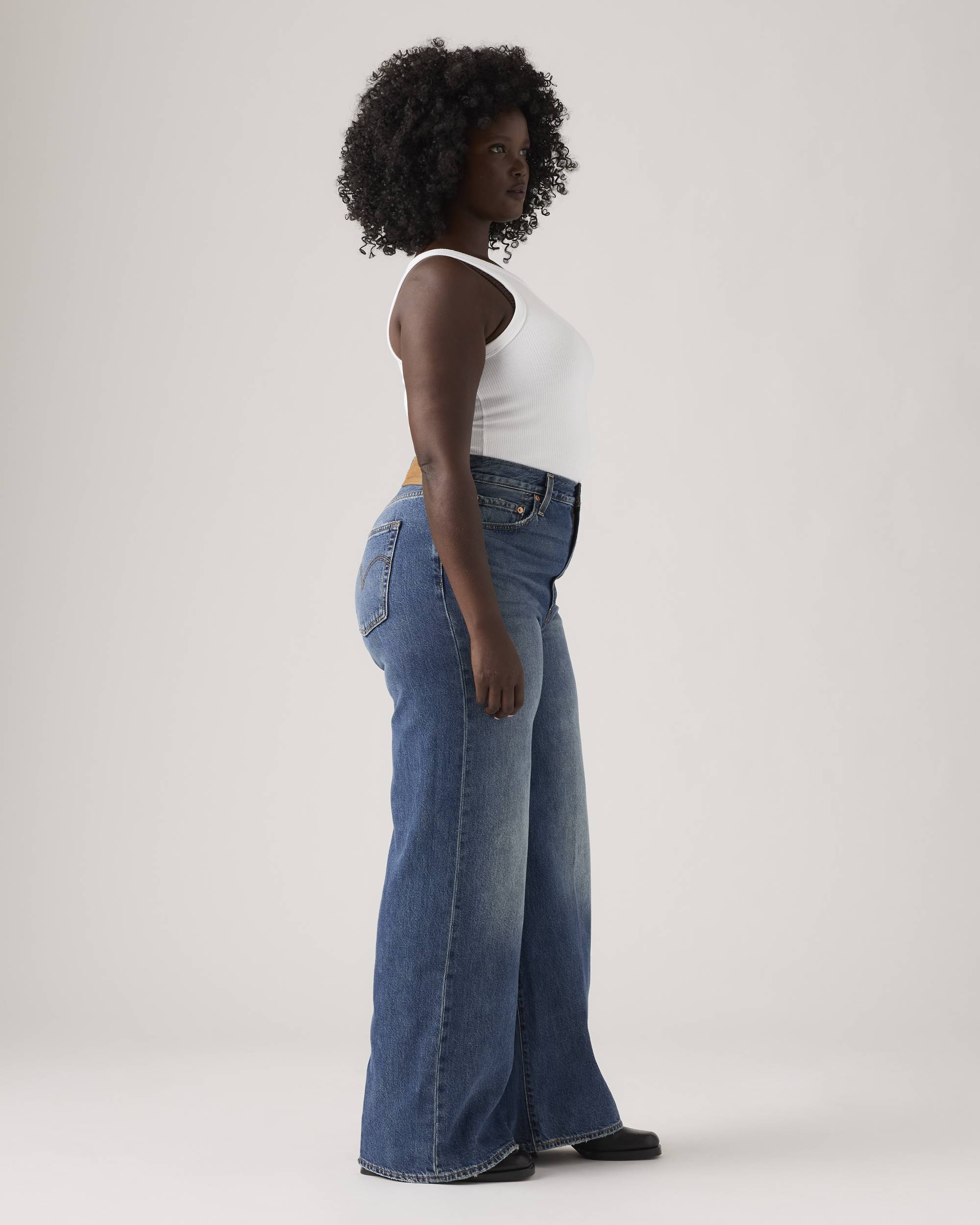 Ribcage Wide Leg Women's Jeans - Dark Wash | Levi's® US