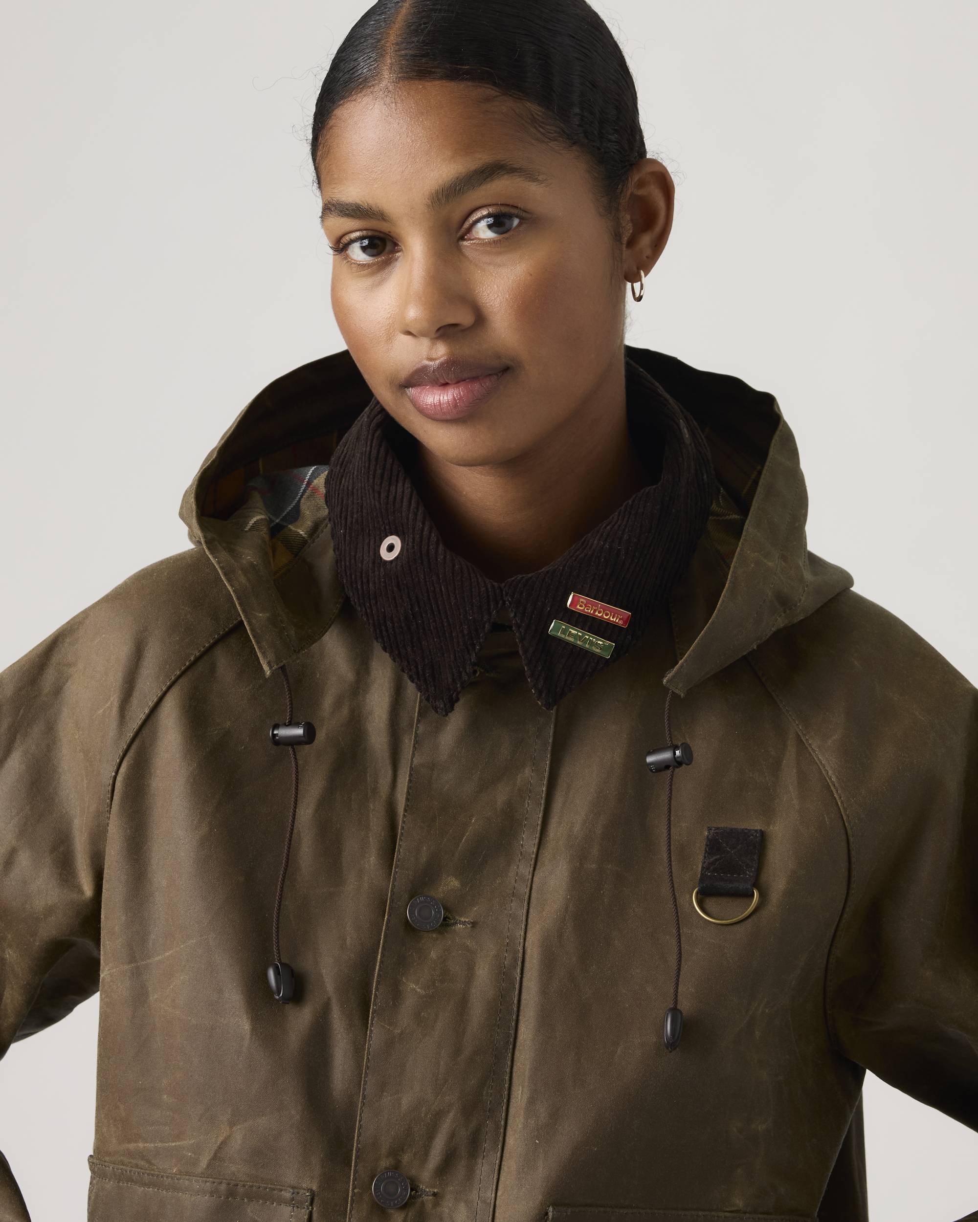 Levi's® X Barbour Spey Waxed Jacket - Brown | Levi's® FR