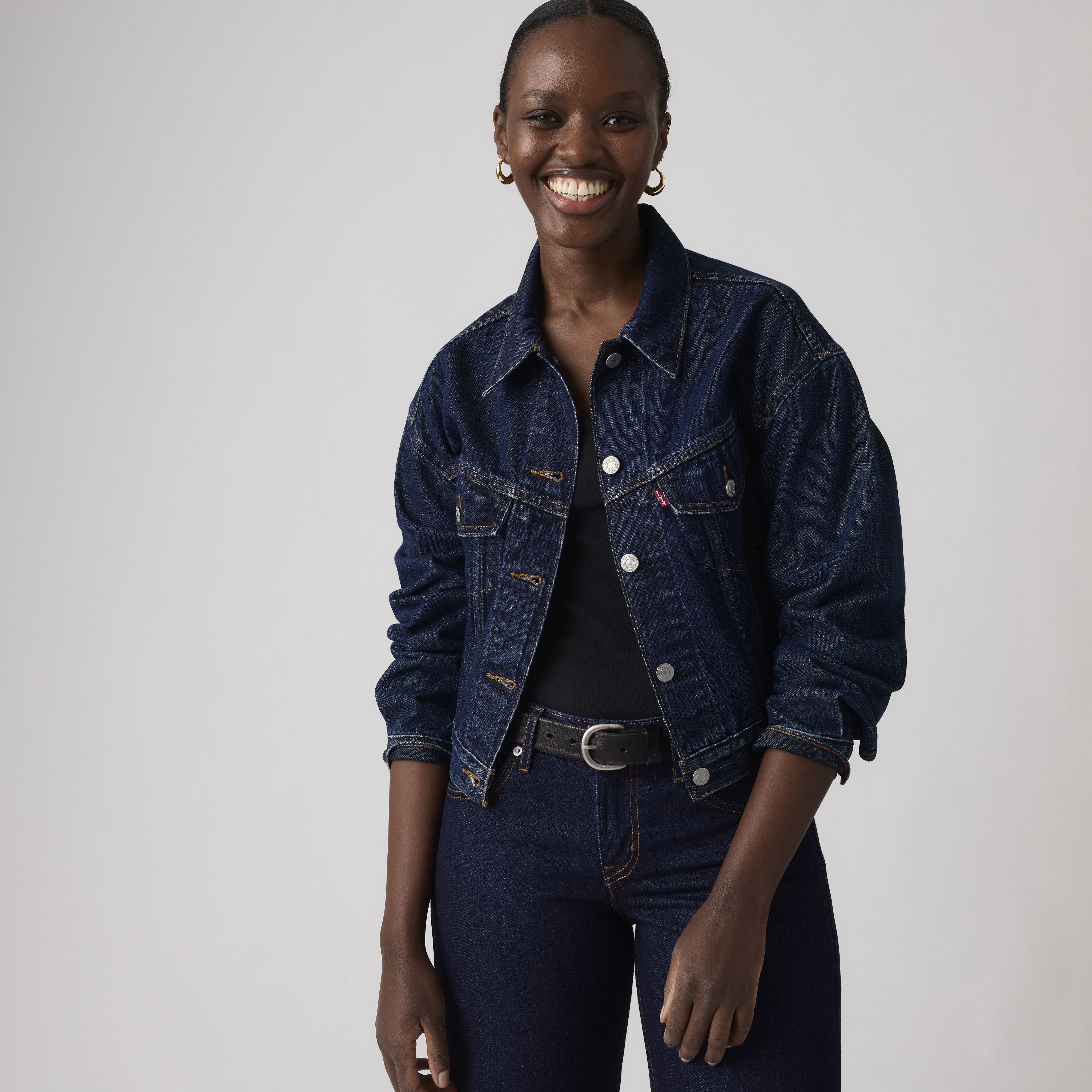Shrunken '90s Trucker Jacket - Dark Wash | Levi's® US