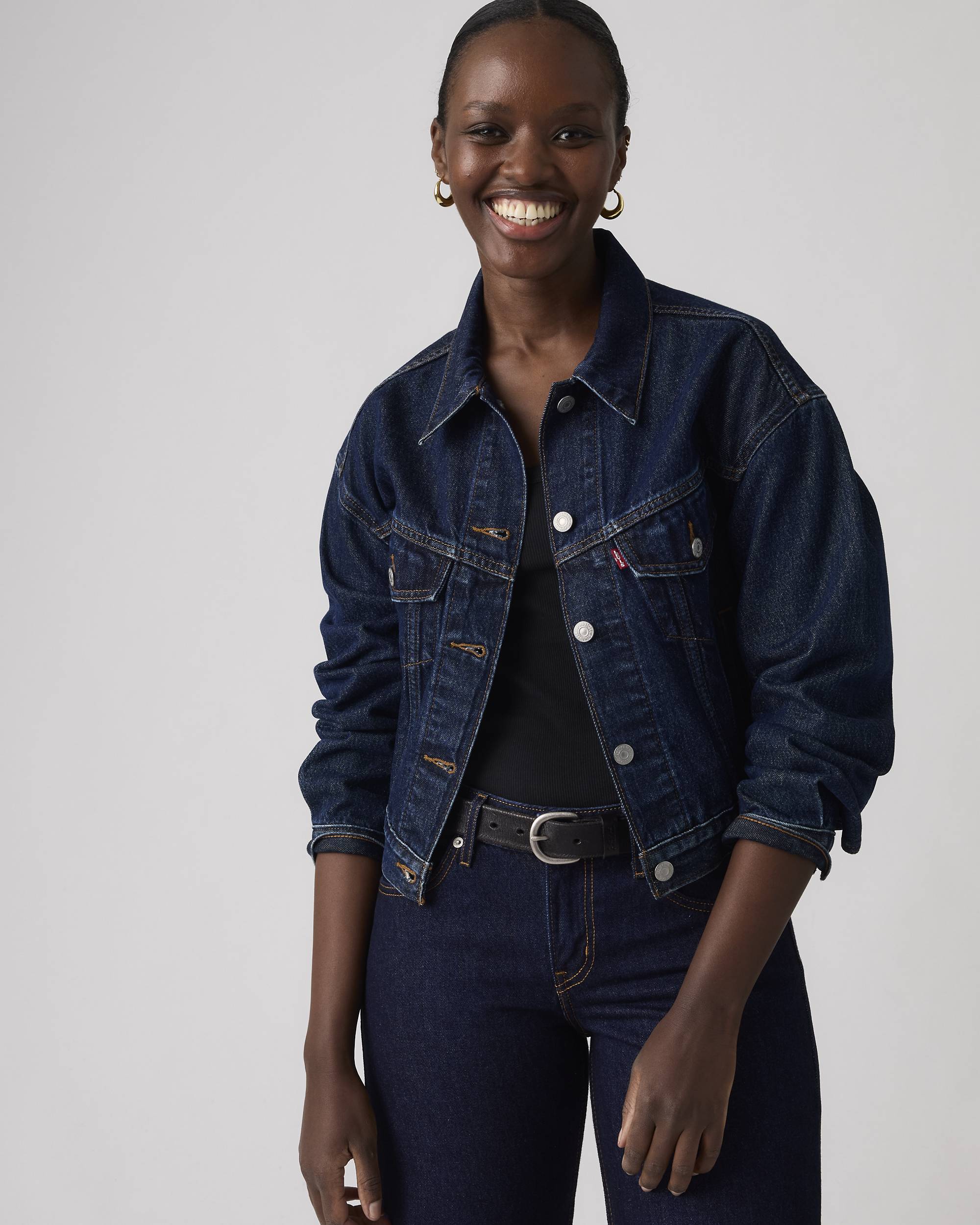 Shrunken '90s Trucker Jacket - Dark Wash | Levi's® US