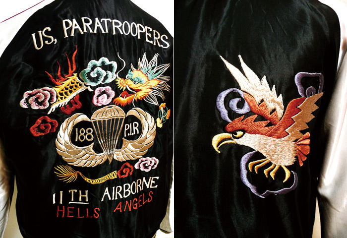 TAILOR TOYO(テーラー東洋）】スカジャン[ 11TH AIRBORNE×ALOHA HAWAII