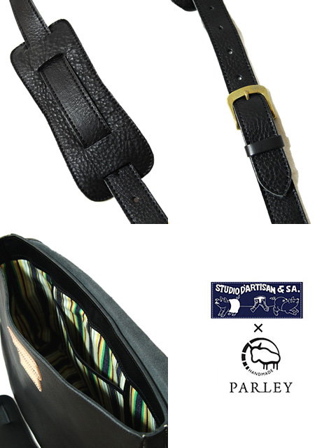 STUDIO D'ARTISAN × PARLEY 】 オールレザーポストマンバッグ 再入荷