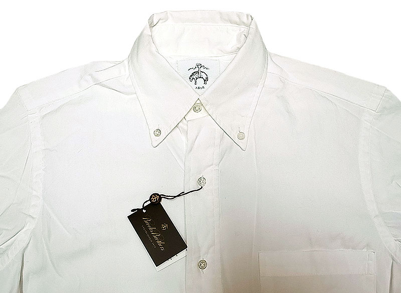 BLACK FLEECE by BROOKS BROTHERS ブラックフリース 白 ボタンダウン