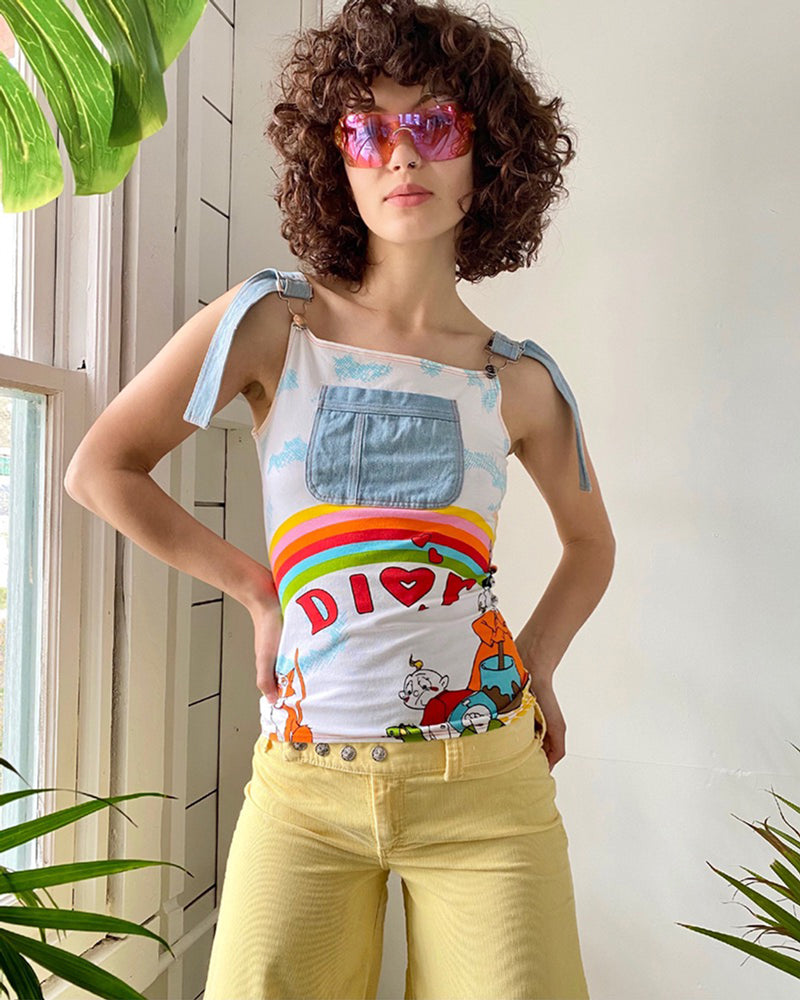 2002 Dior by Galliano Tank | XS-S - Lucky Vintage