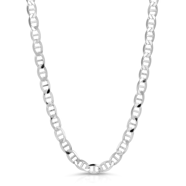 6.3mm Mariner Chain Sterling Silver - Luke Zion Jewelry – LZJ