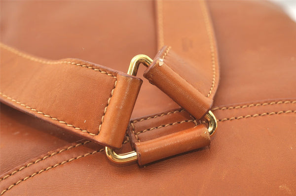 Authentic,GUCCI,Leather,Backpack,Brown,7994J