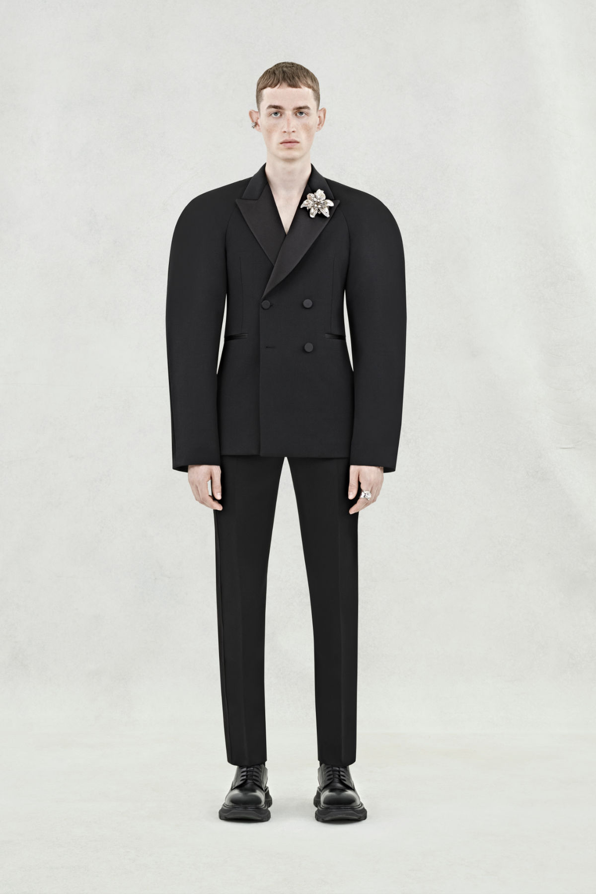 ALEXANDER MCQUEEN ブラック スーツセットアップ 44 ALEXANDER MCQUEEN