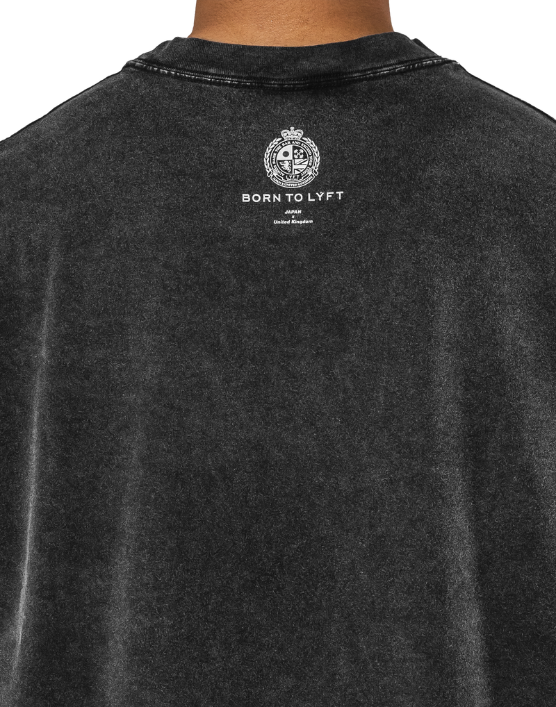 Dumbbells Graphic Vintage Extra Big T-Shirt - Black – LÝFT