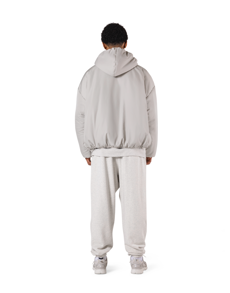 Oversize Hooded Puffer Jacket - Ivory – LÝFT