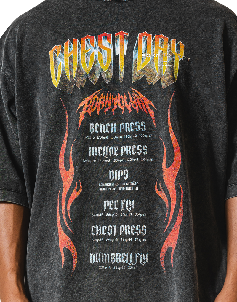 Chest Day Vintage Extra Big T-Shirt – LÝFT