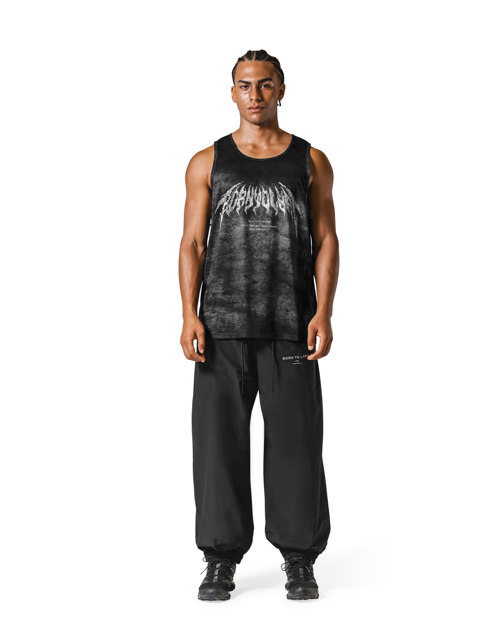 Death Metal Logo Vintage Mesh Tanktop - Black – LÝFT