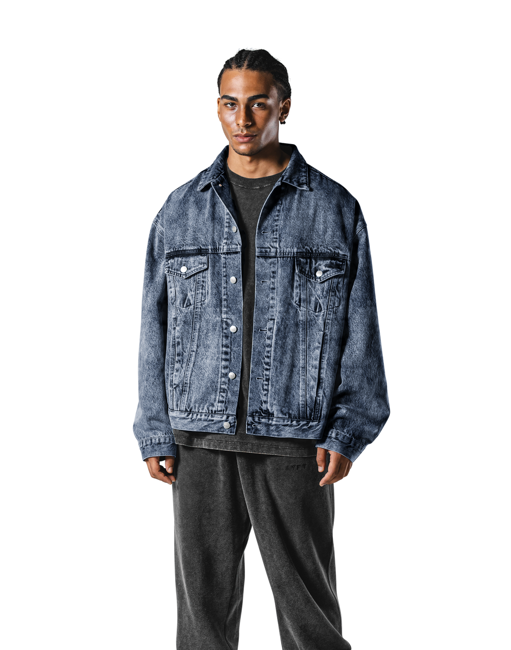 Oversize Denim Jacket - Blue – LÝFT