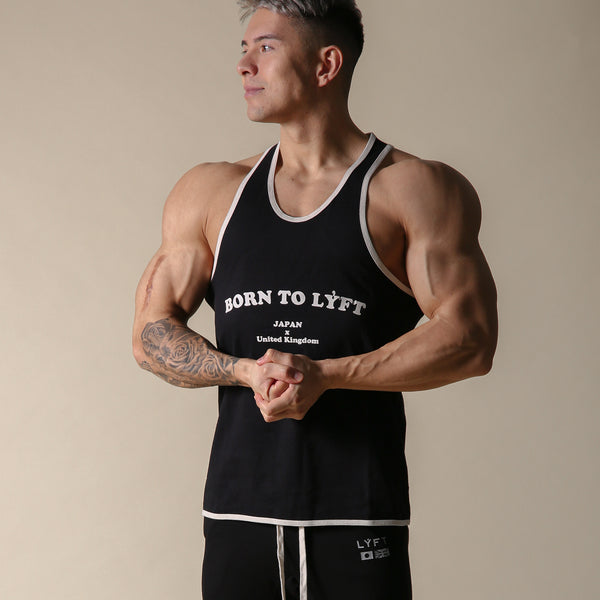 BORN TO LÝFT Loose Tanktop - Black