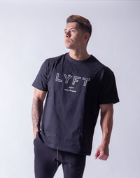 LYFT Wide Big-size T-Shirt 2 - Black – LÝFT