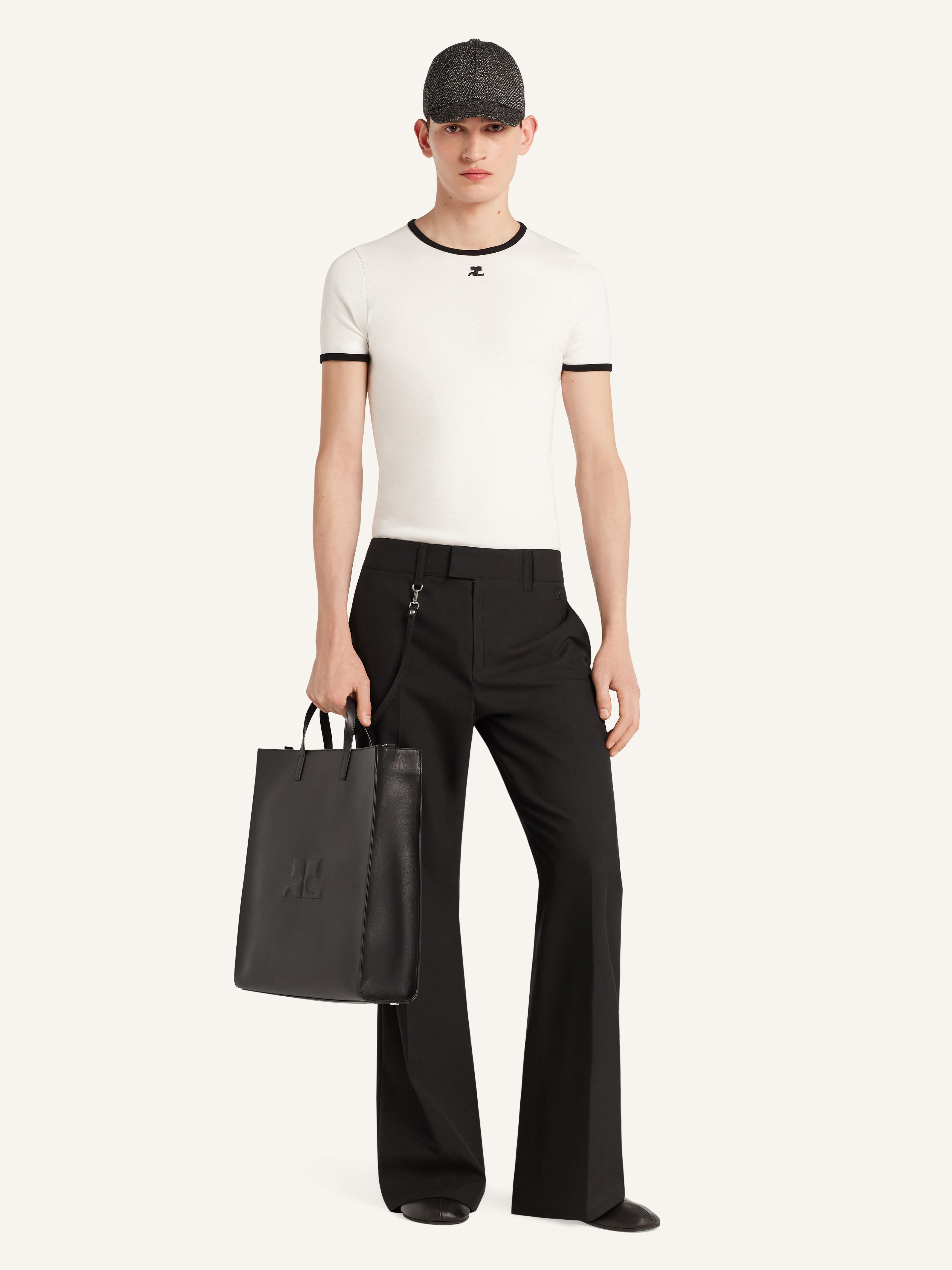 SIGNATURE CONTRAST T-SHIRT - courrèges
