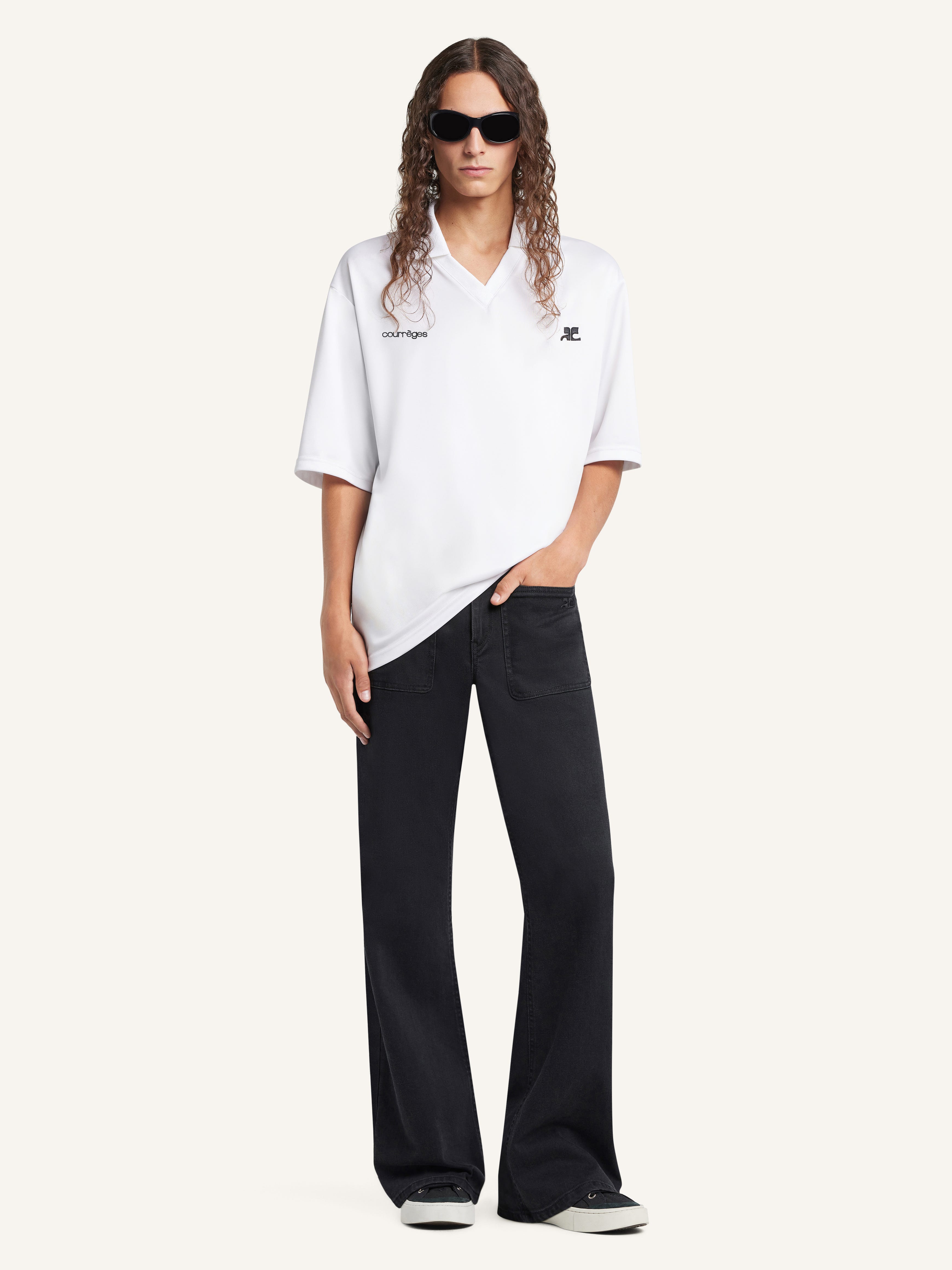 SIGNATURE CONTRAST T-SHIRT - courrèges