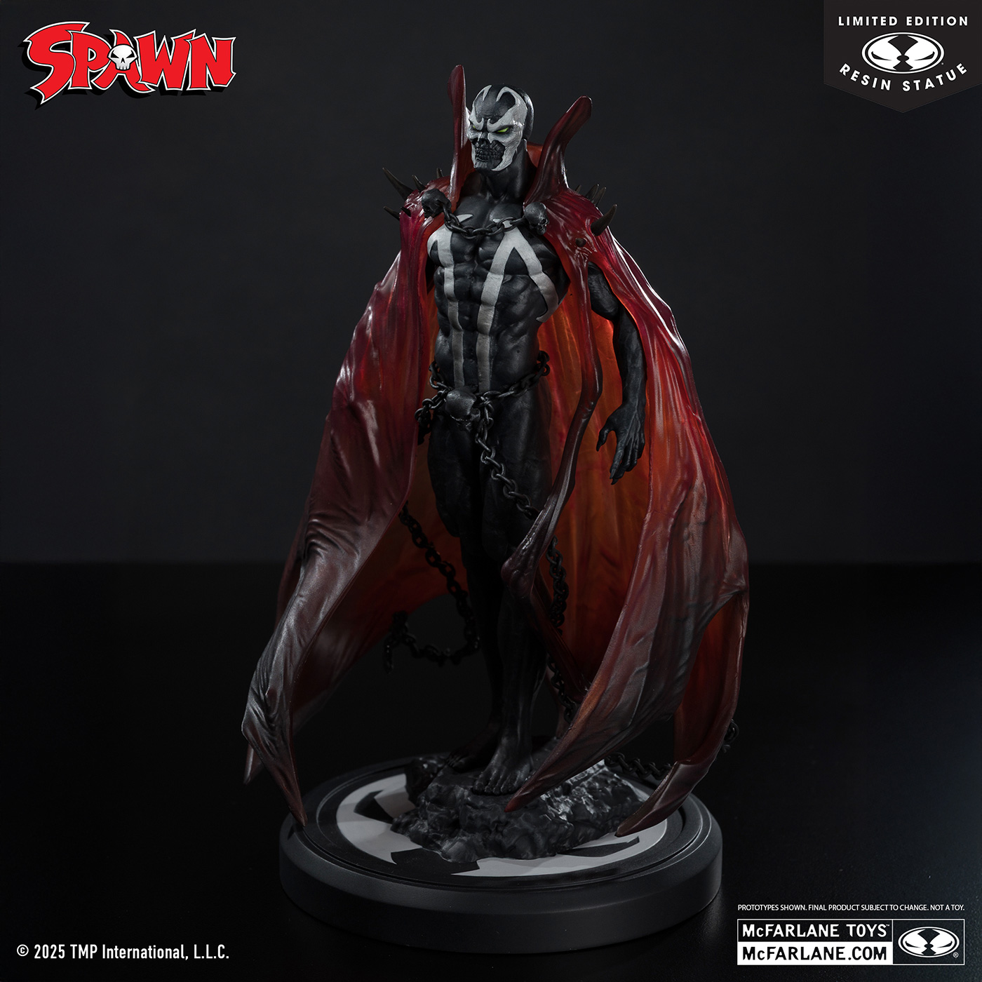 SPAWN ブラック・ホワイト＆レッド・オールオーバー/ スポーン by