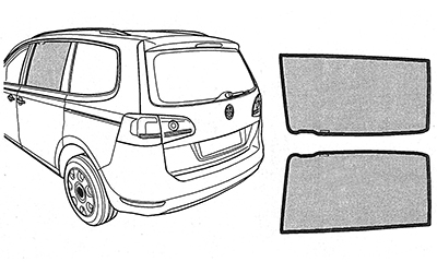 VW Sun Shade (Rear Side) Sharan(7N)【お取り寄せ商品】 サンシェード
