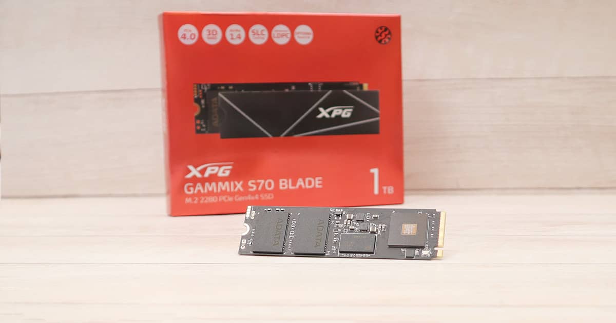 レビュー】XPG GAMMIX S70 BLADE プレステ5でも使えるNVMe SSD | プロガジ