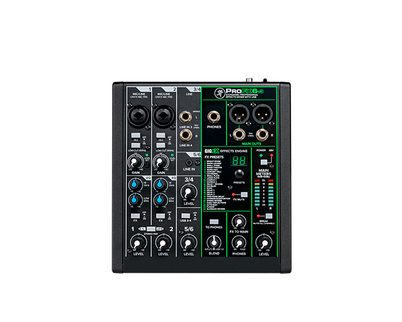 ProFX12v3+ 12チャンネルアナログミキサー WITH Enhanced FX、USB