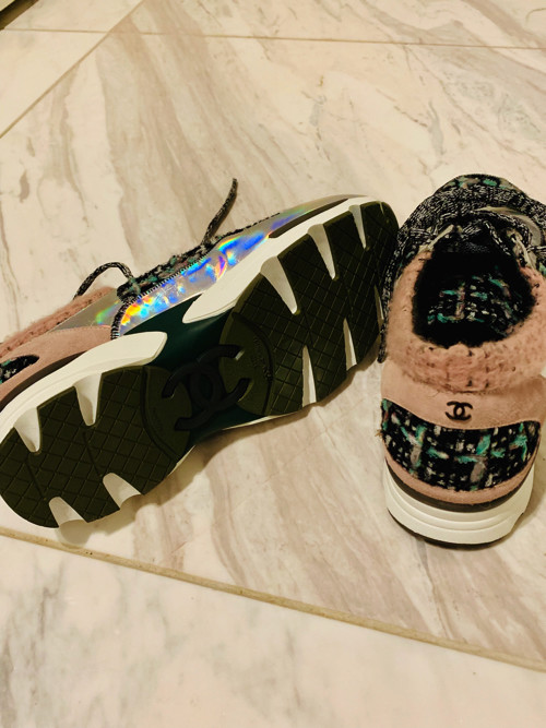 シャネルのツイードスニーカー☆｜Comme d'habitude 〜パリ・東京行っ