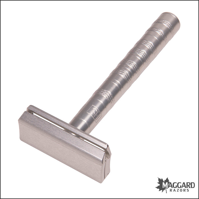 Henson Shaving AL13 Aircraft Aluminum Machined DE Safety Razor