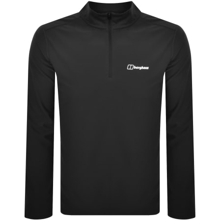 EA7 Emporio Armani Full Zip Logo Sweatshirt Black | Mainline