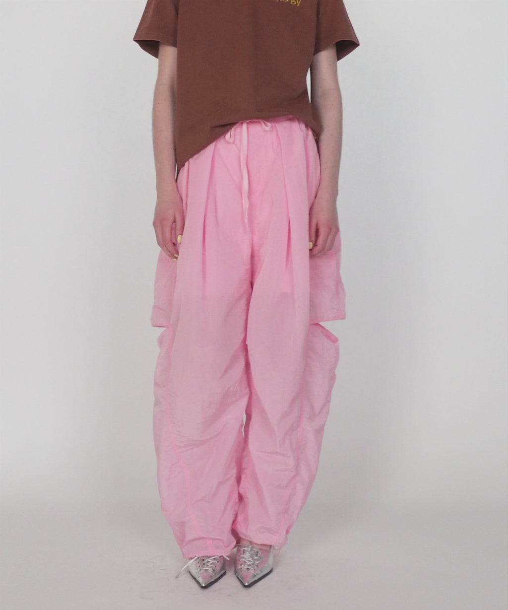 Side Zipper Parachute Pants