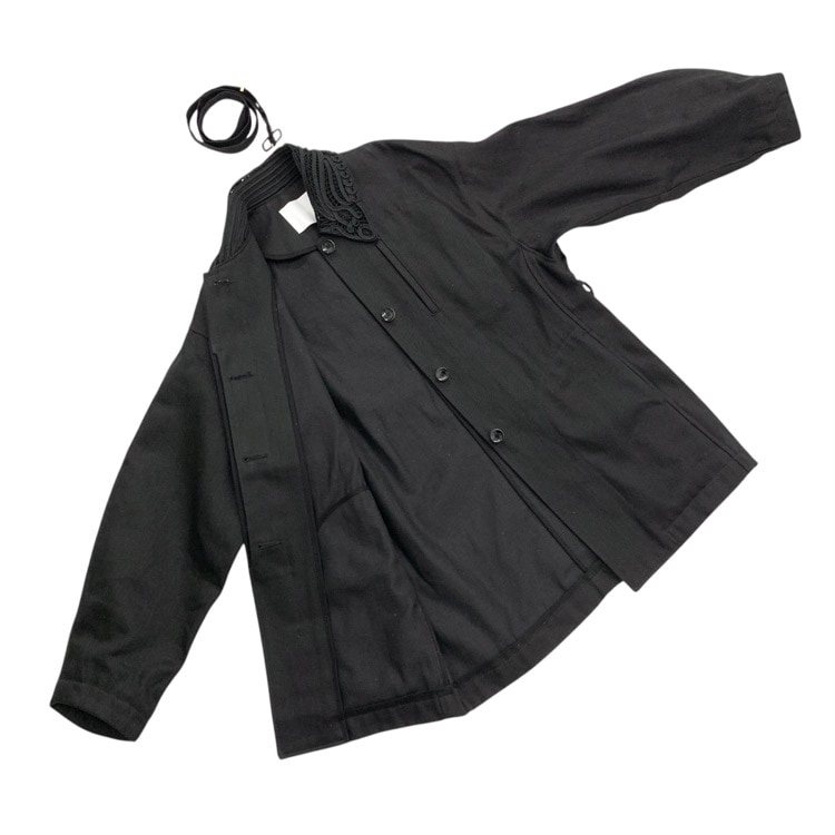 Mame Kurogouchi マメクロゴウチ Cord Embroidery Detail Denim Jacket
