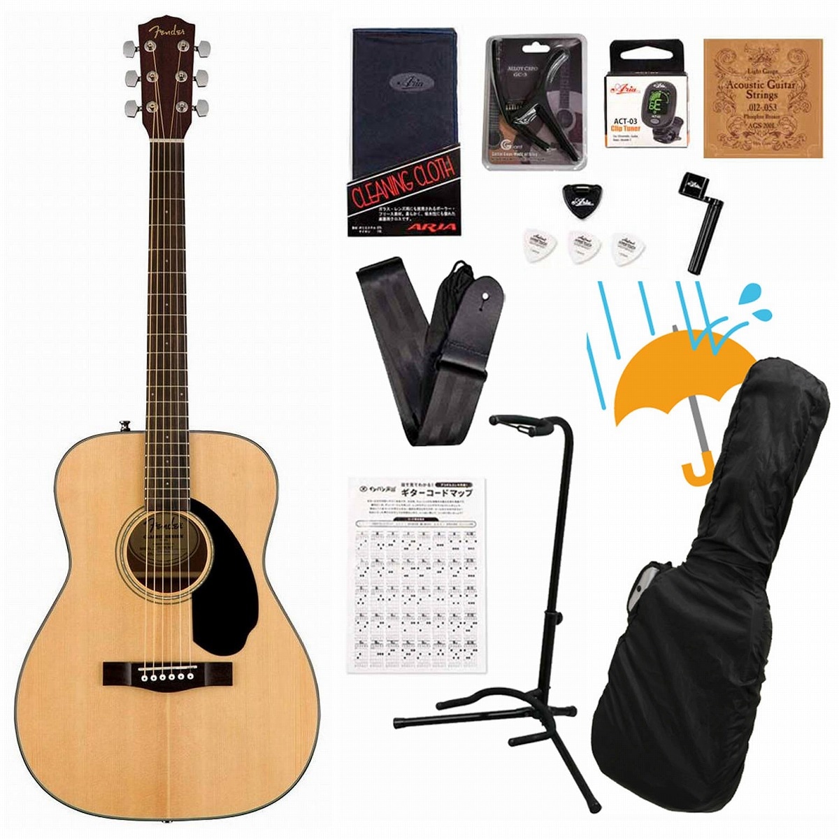 Fender Acoustic / CC-60S Concert Natural WN フェンダー