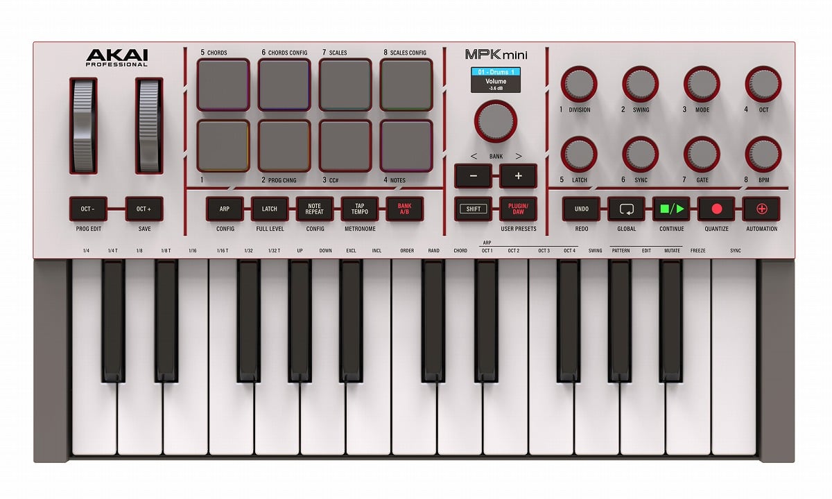Akai Professional / MPK Mini IV GRAY MIDIコントローラー | MIDI