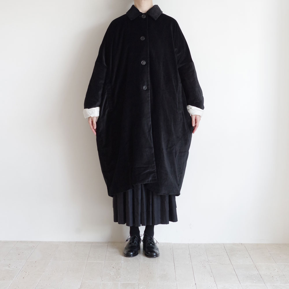 CASEY CASEY ケーシーケーシー : BIG BLOBBY COAT ベルベットコート