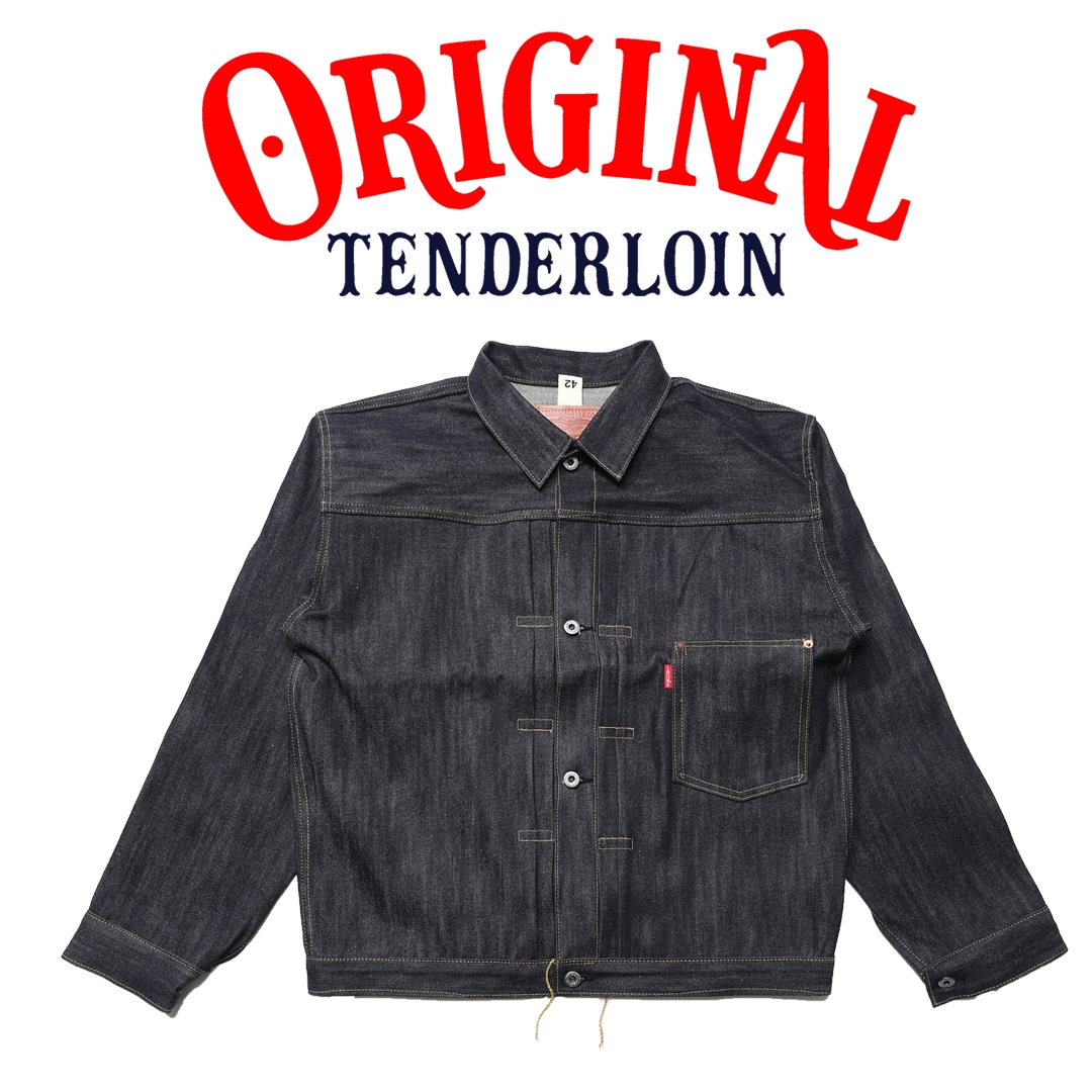 TENDERLOIN Denim JACKET 1944 38 40 42 INDIGO Rigid | JACKET