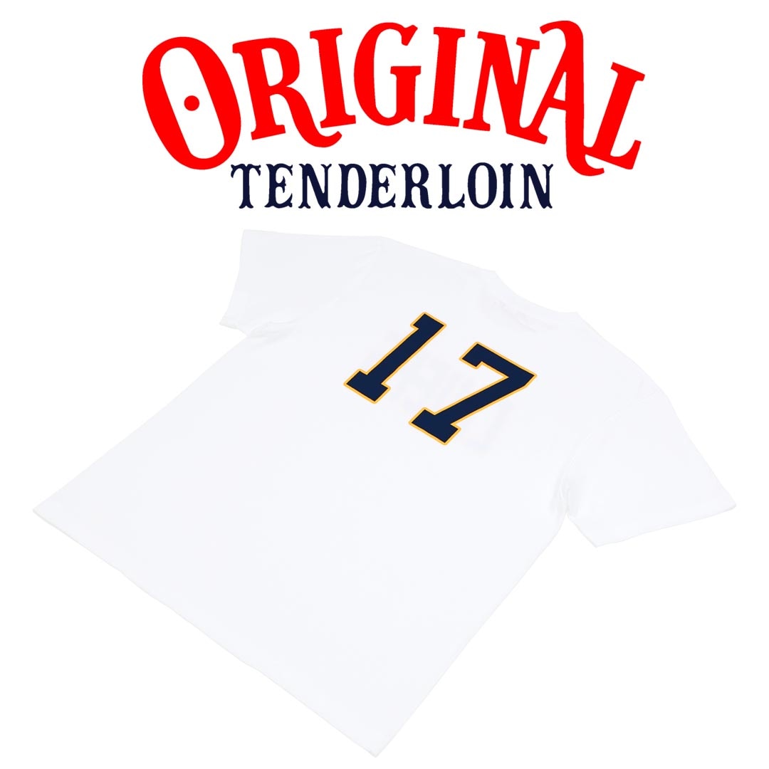 TENDERLOIN CHIEFS 17 T-SHIRTS 5.6oz PREMIUM COTTON 100% WHITE | T