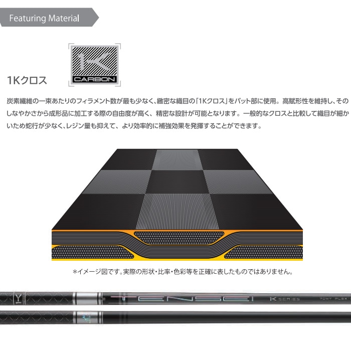 タイトリストUT用OEMスリーブ付シャフト 三菱ケミカル テンセイ プロ