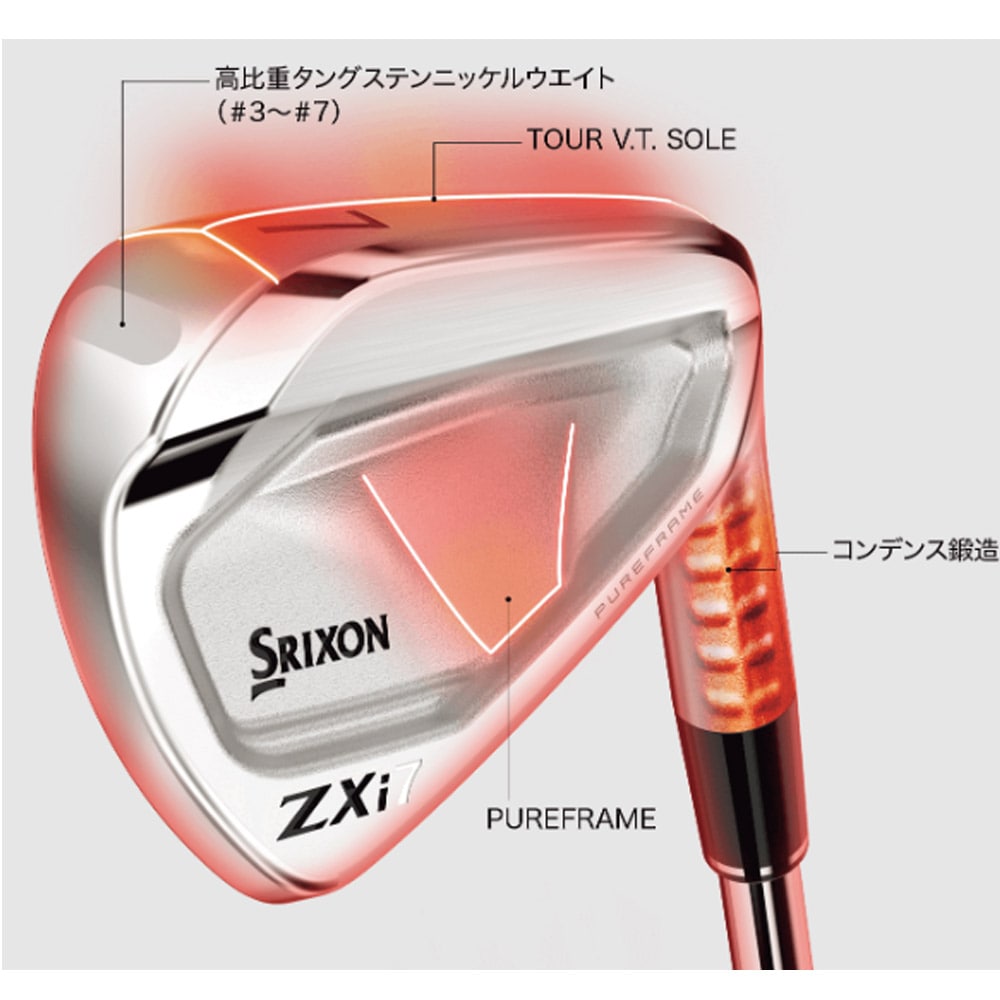 5‐Pwセット】スリクソン ZXi7 ブラッククロムアイアン モーダス110/S