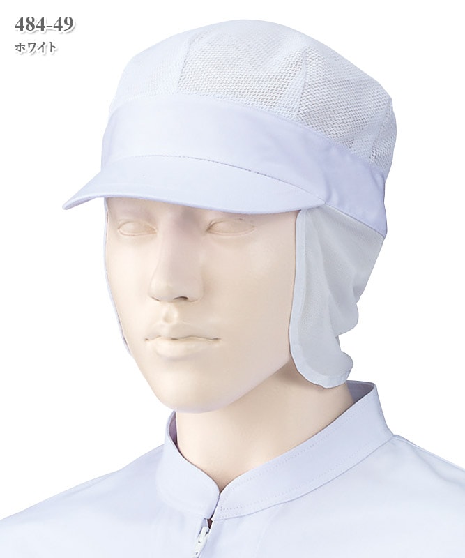 八角帽子（オールメッシュ）[2枚入][KAZEN製品] 484-49｜THS-白衣通販