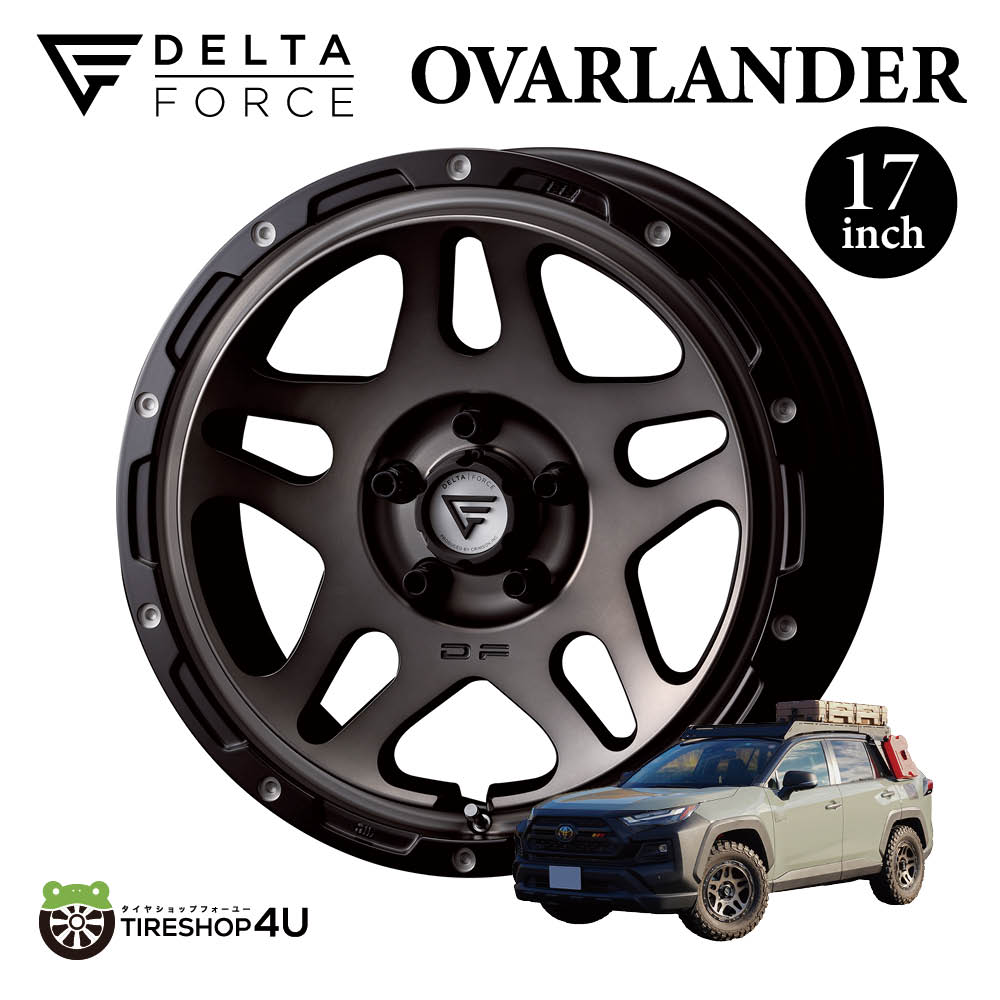 DELTA FORCE OVERLANDER 17x7.0J 5/114.3 +32 hab 73.1φ マット