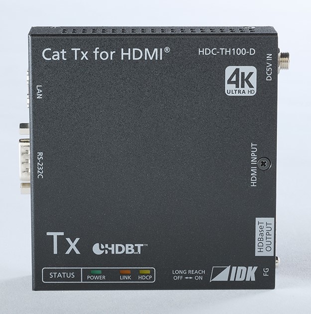 IDK HDC-TH100-D 4K@60、HDCP 2.2対応 HDMIツイストペアケーブル延長器