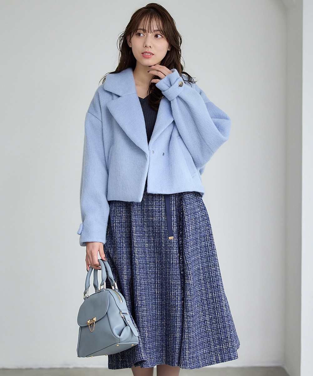 SALE】ループシャギーショートコート - 12Twelve Agenda(トゥエルブ